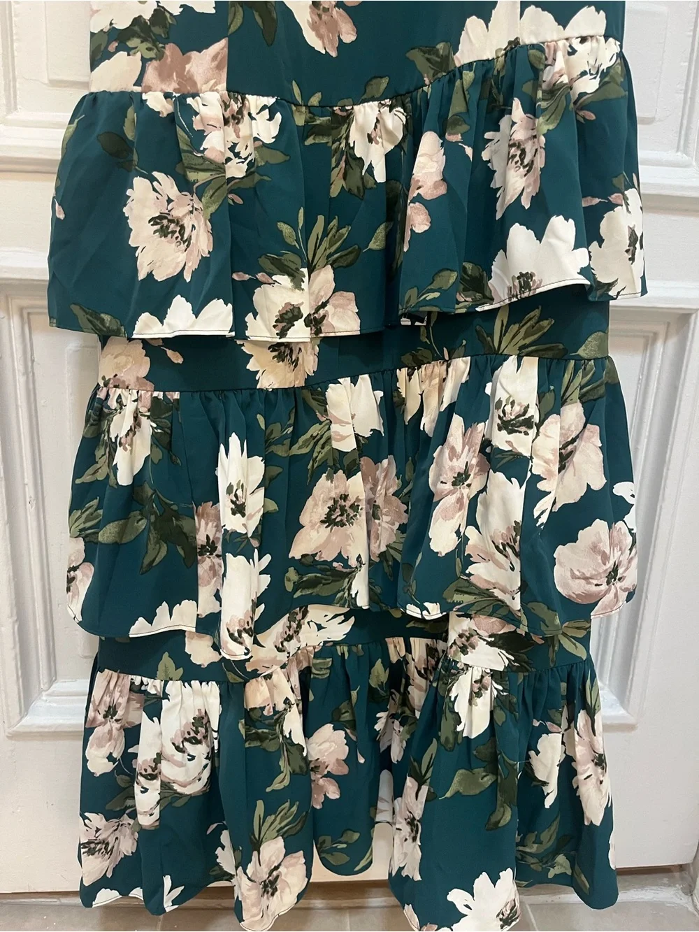 Abercrombie & Fitch green floral